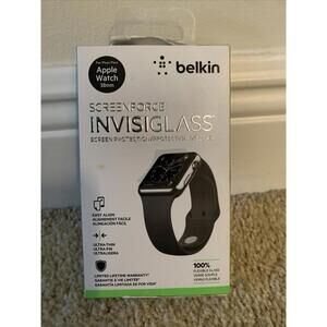Apple Watch 38mm Belkin ScreenForce InvisiGlass Screen Protector Flexible Glass